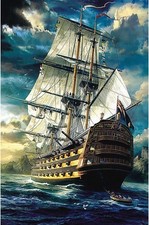 1000 Piece Maritime Jigsaw Puzzle Old Wooden Sailing Ship Boat Galleon
