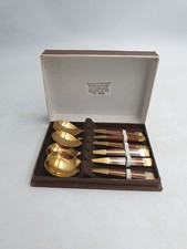 Vintage Teak & Solid Brass