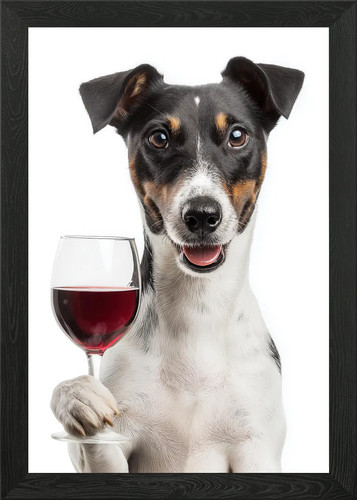 Smooth fox terrier dog - smooth, with