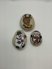 Hand Painted Stones/penguin/