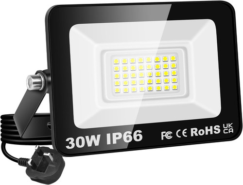 30w led flood light 6500k - led, light,
