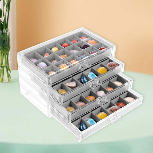 Rock display case drawers - rock, ,4
