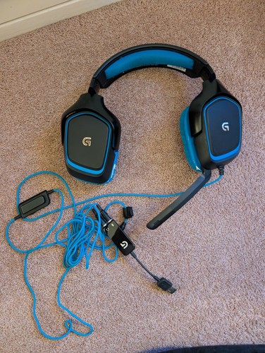 Logitech g432 black blue - logitech,