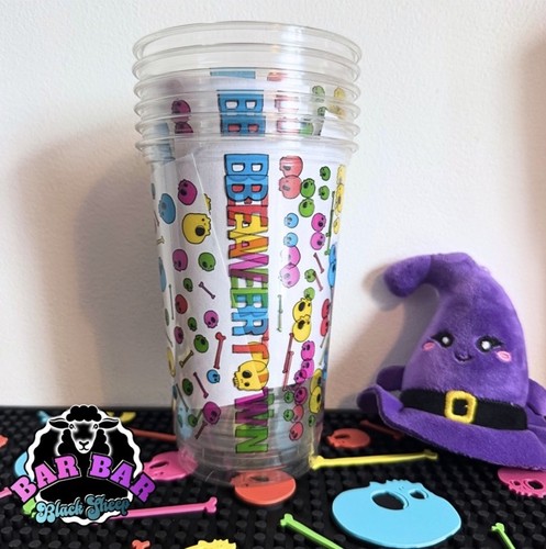 Plastic beavertown pint cups - plastic,