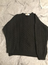 Aran sweater xl Black