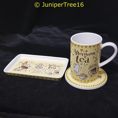 Whittard mug coaster and tray - and,