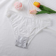 Womens Lace Satin Silk Briefs