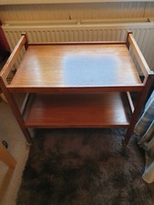 1960's Two Shelves Teak drinks /Tea trolley vintage retro BRDR Furbo danish made