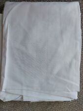 Double Fitted Plain White Sheet Easycare Polycotton Hospitality Quality 68 pick