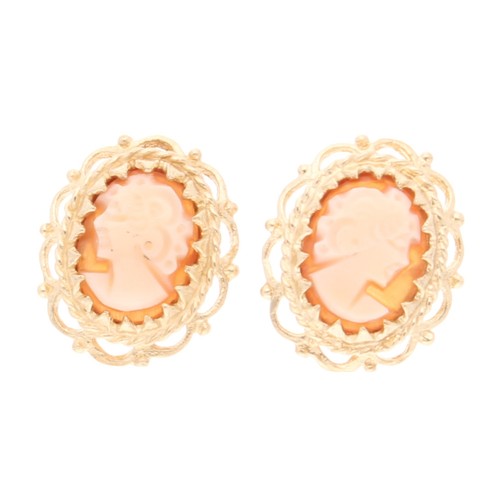 9carat yellow gold - gold, stud