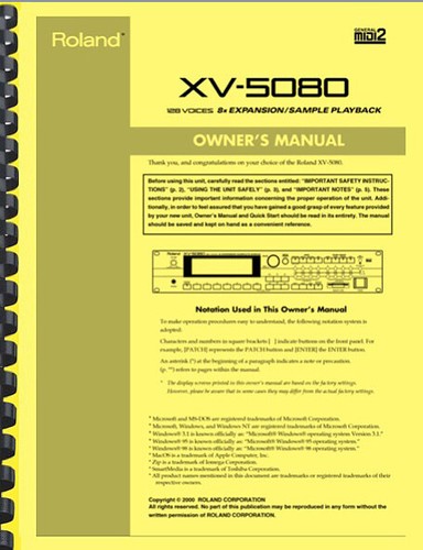 Roland 5080 128 voice - roland, xv-5080