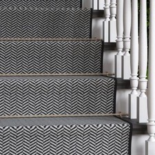 Grey Stair Carpet Runner