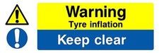 Warning tyre inflation keep