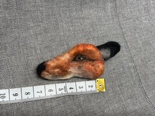Needle felted brooch of Mr Fox, Hand made, New