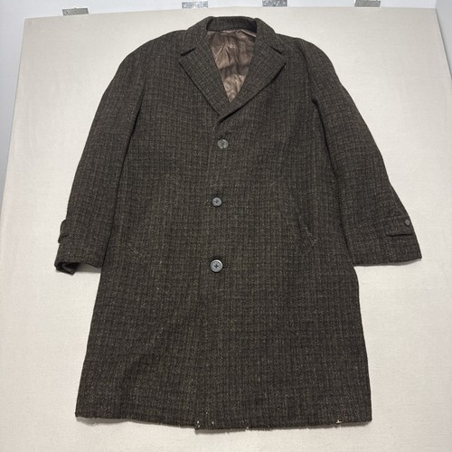 Vintage harris tweed overcoat - harris,