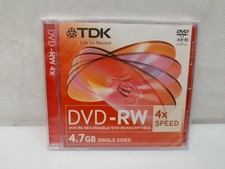 7x TDK DVD-RW 4x Speed 4.7GB