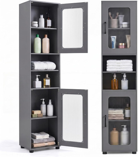 Tall bathroom cabinet white - tall,