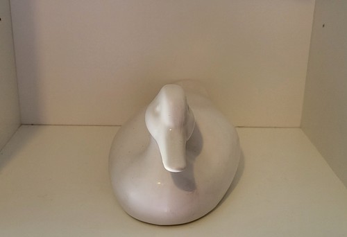 Vintage ceramic duck figurine - ceramic,