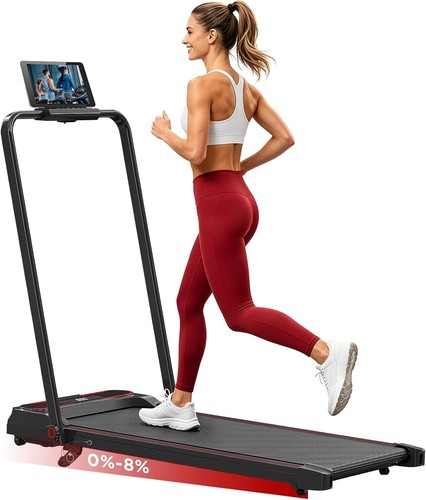 Folding treadmill incline - treadmill, 8%