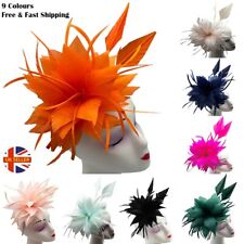 Full Flower Feather Hair Hat