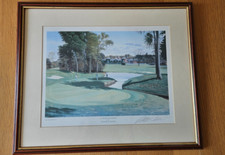 10th hole at the Belfry Graeme Baxter signed print