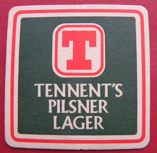 Tennents beer mat - tennents,