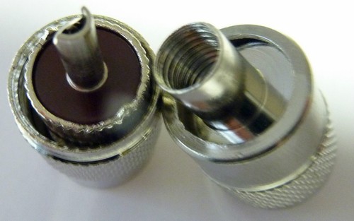 Ham radio antenna plug - ham,