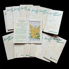 1934 Wix - Kensitas SILK FLOWERS Small 1st  Series Printed Back- Pick your Card