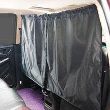  Car Divider Curtains Sun Shade Sun Shades Side Window Covers Privacy Rear Black