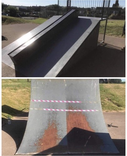Skate bmx bike - scooter, ramp