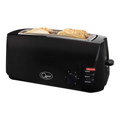 Quest slice toaster black - slice,