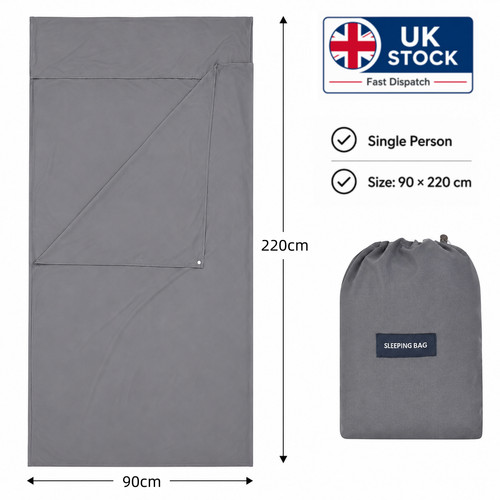 Polyester sleeping bag liner - bag,