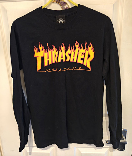 Thrasher flame logo long - flame,