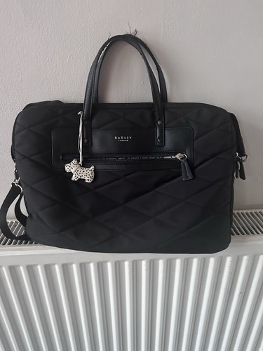Radley black leather - black, laptop