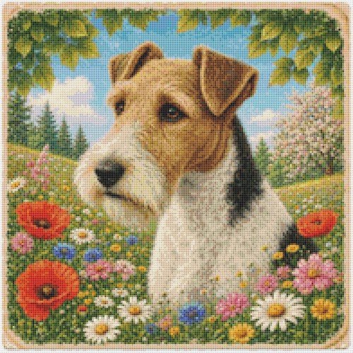 Fox terrier puppy - fox,