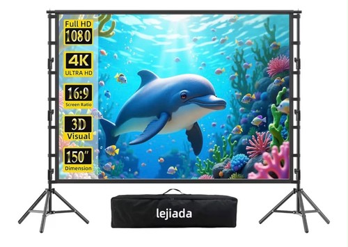 150 projector screen with - 150”,