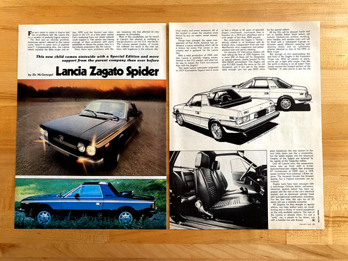 1979 print lancia zagato - ad,