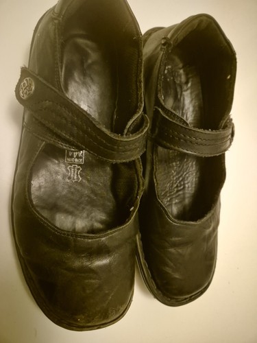 Loretta slip leather black - slip, on