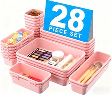 Pink Drawer Organizer for