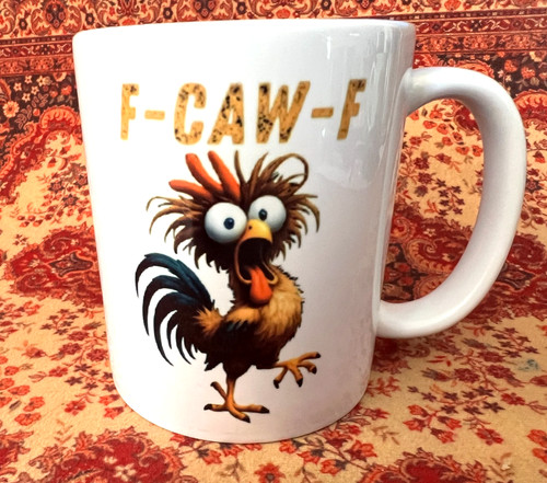Caw tea coffee mug funny - tea,