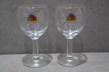 2x Leffe Belgian Beer Glass