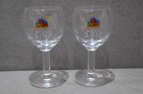 Leffe belgian beer glass - 2x,