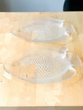 Vintage Arcoroc Fish Plates