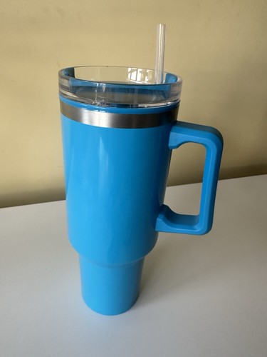 Large blue drink tumbler - blue,