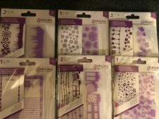 EMBOSSING FOLDER CRAFTERS COMPANION GEMINI VINE SNOWFLAKEFESTIVE SNOWCELEBRATION