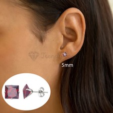 Authentic Red Ruby 5MM Square