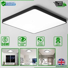 36W LED Black Square Ceiling