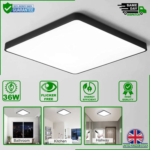 36w led black square ceiling - 36w,