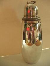 Prima Solvplet (Sølvplet) antique silver plated cocktail shaker, circa 1940