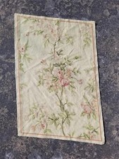 Vintage French Small Pierpoint Floral Tapestry/Rug 86x58cm